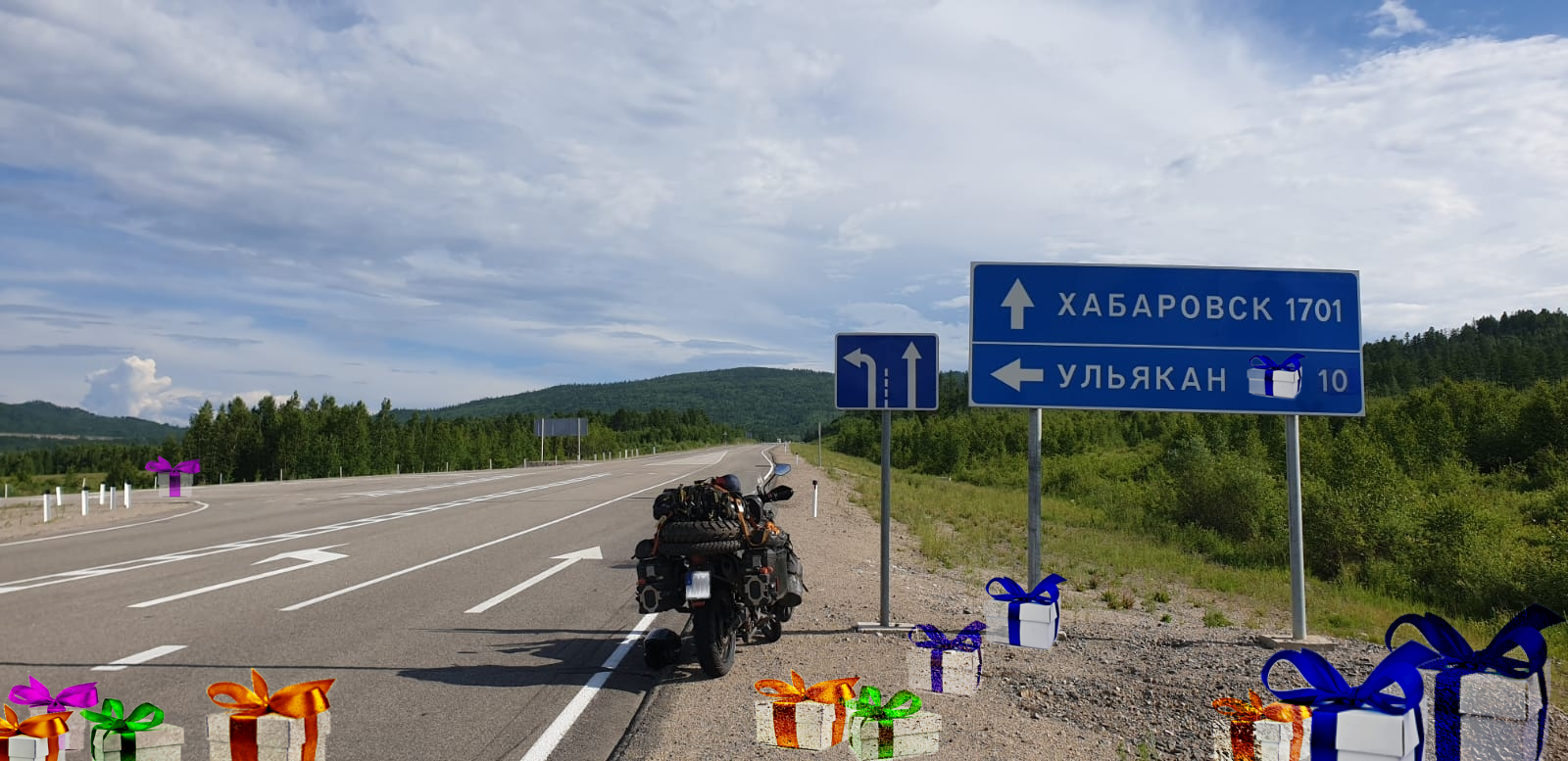 Motorradtransporte Russland
